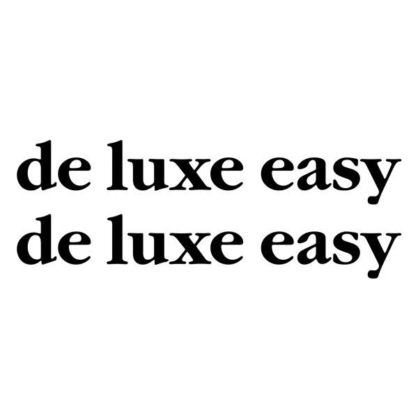 Stickers camping-car: De luxe easy