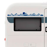 Stickers camping-car: Paysage Montagnard 2