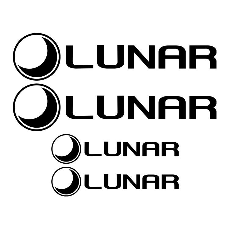 Stickers camping-car: Kit d'Autocollants Lunar pour Camping-Car - 80x64 