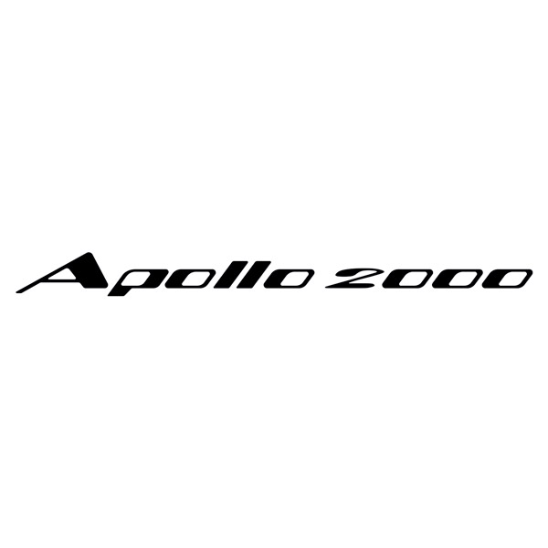 Stickers camping-car: Autocollant pour camping-car Lunar Apolo 2000