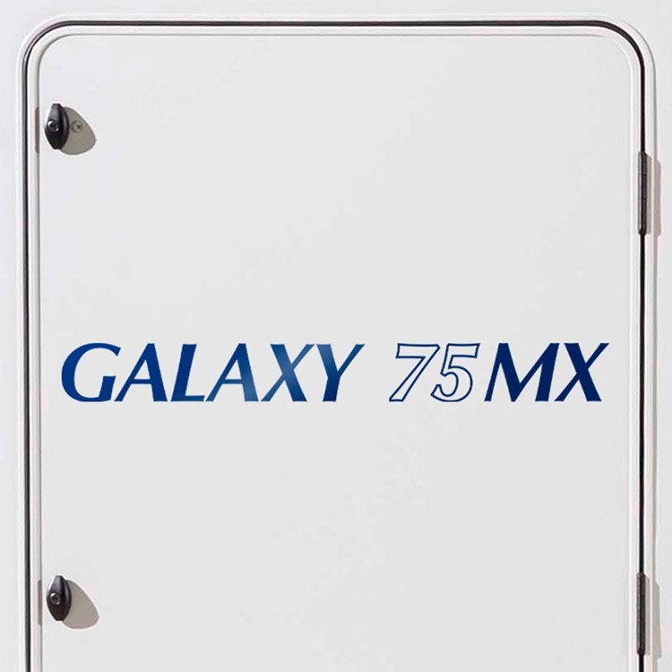 Stickers camping-car: Autocollant pour camping-car Pilote Galaxy 75MX