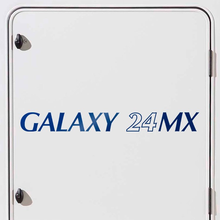 Stickers camping-car: Autocollant Pilote Galaxy 24MX