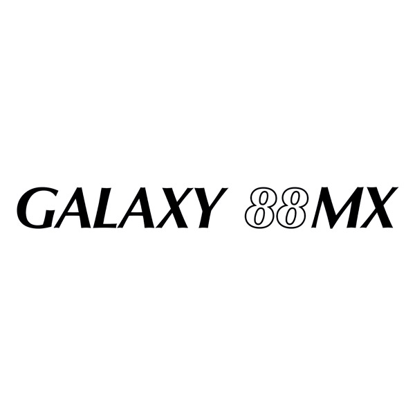 Stickers camping-car: Pilote Galaxy 88MX - Autocollant Décoratif