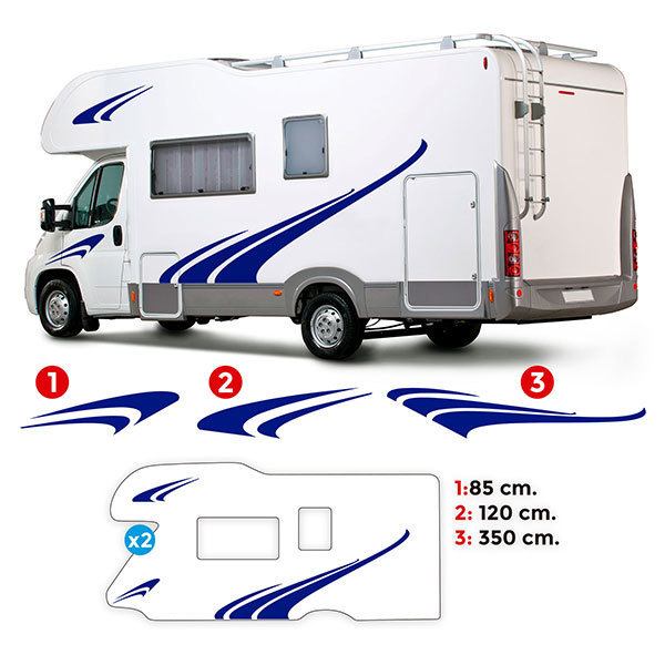 Stickers camping-car: Kit de caravane Venus