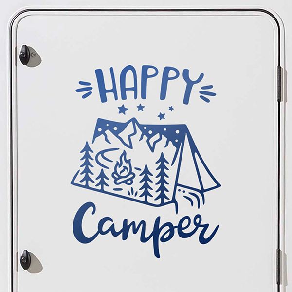 Autocollants: Happy Camper