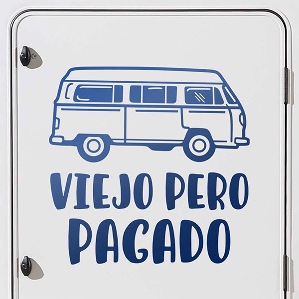 Stickers camping-car: Caravane viejo pero pagado