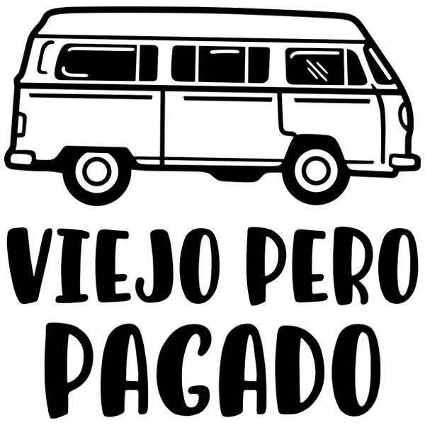 Stickers camping-car: Caravane viejo pero pagado