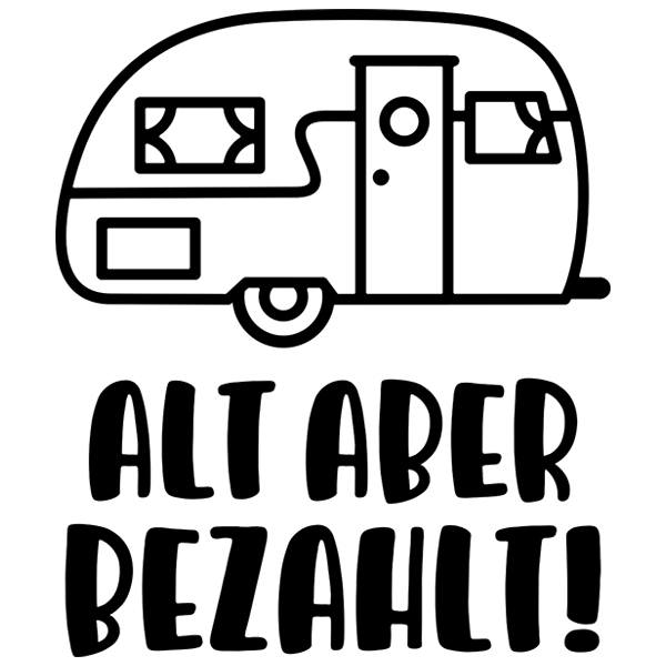 Stickers camping-car: Alt aber bezahlt