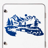 Stickers camping-car: Alpes suisses 2
