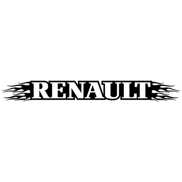 Autocollants: Pare soleil Renault