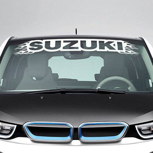 Autocollants: Pare soleil Suzuki