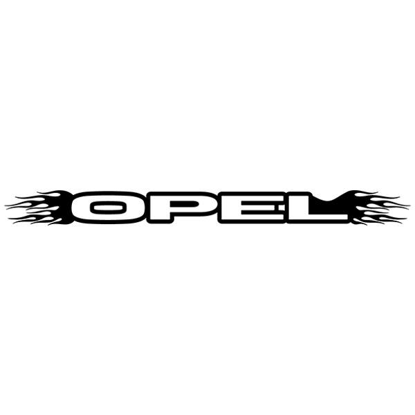 Autocollants: Pare soleil  Opel