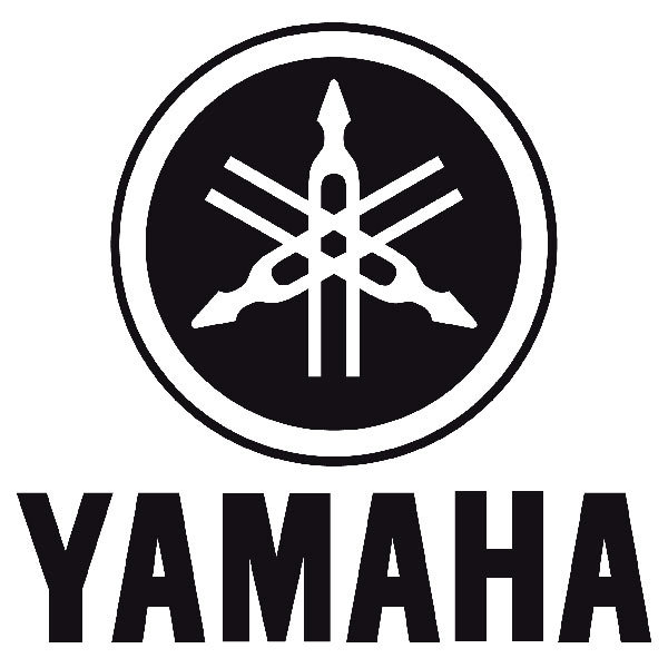 Adhésif Yamaha VIII logo et nom