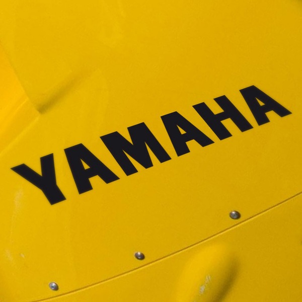 Autocollants: Lettres Yamaha