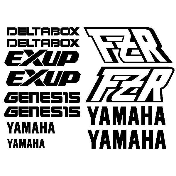 Autocollants: kit Yamaha FZR