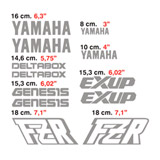 Autocollants: kit Yamaha FZR 2