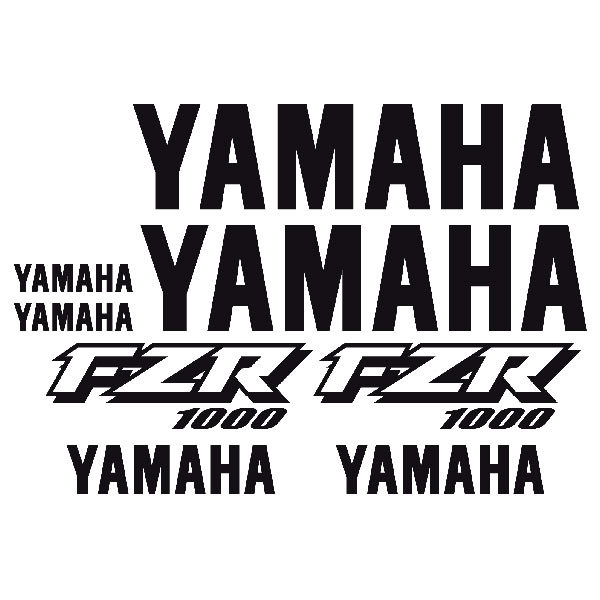 Autocollants: Kit Yamaha FZR 1000 1998