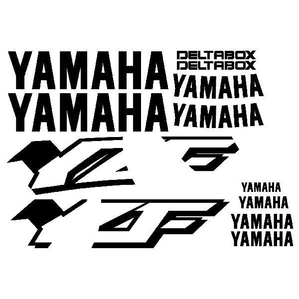 Autocollants: Kit Yamaha YZF 600 1997-01