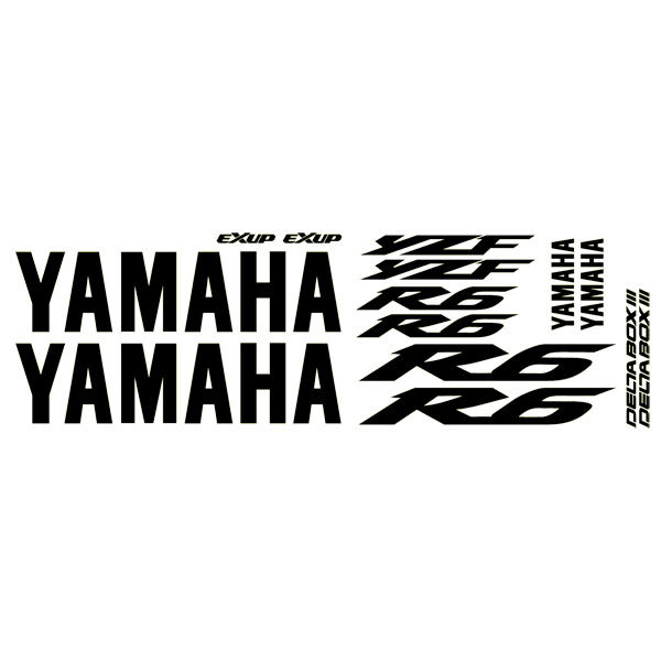 Autocollants: Kit Yamaha YZF R6 2003