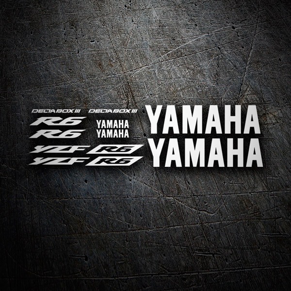 Autocollants: Kit Yamaha YZF R6 2003 II