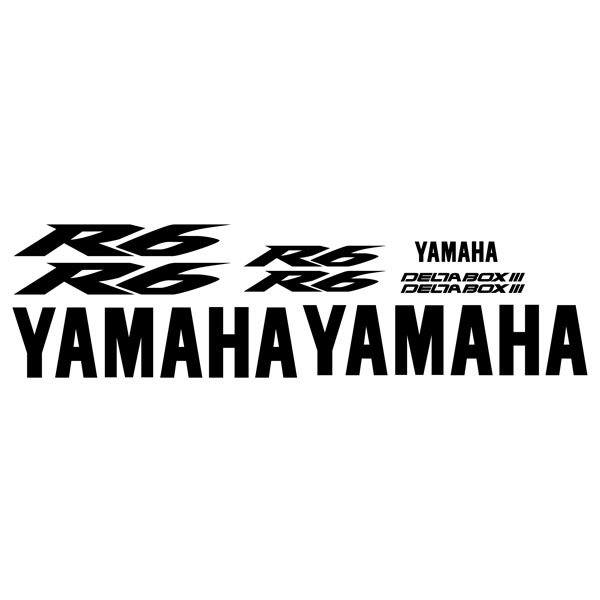 Autocollants: Kit Yamaha YZF R6 2004