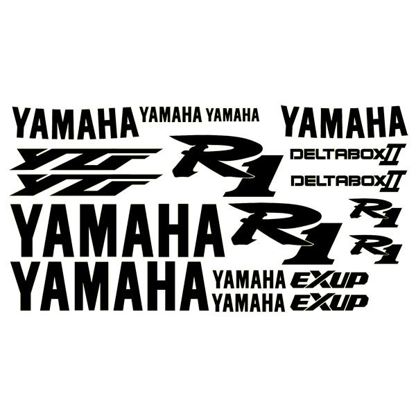 Autocollants: Kit Yamaha YZF R1 1999