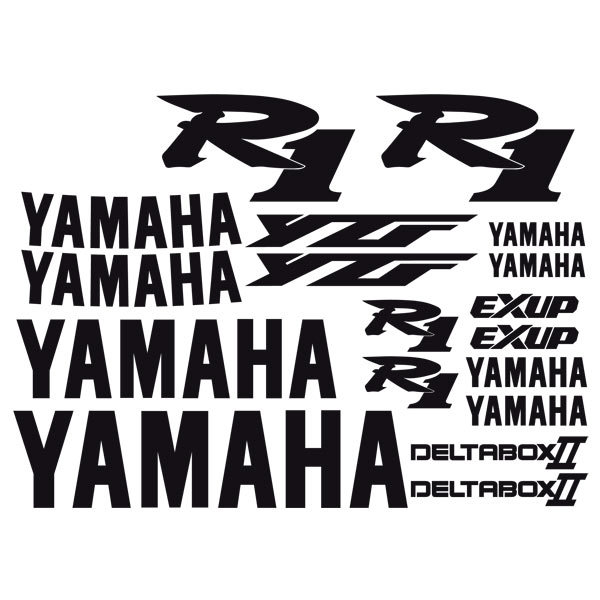 Autocollants: Kit Yamaha YZF R1 2000