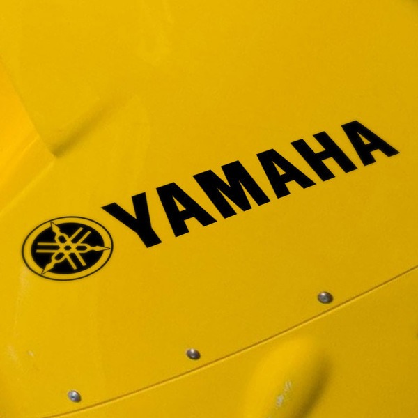 Autocollants: Logo + Yamaha